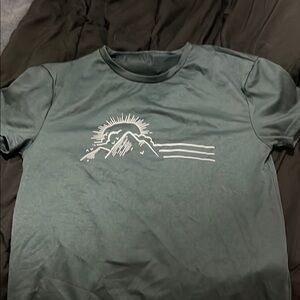 Green Graphic Women's Shirt